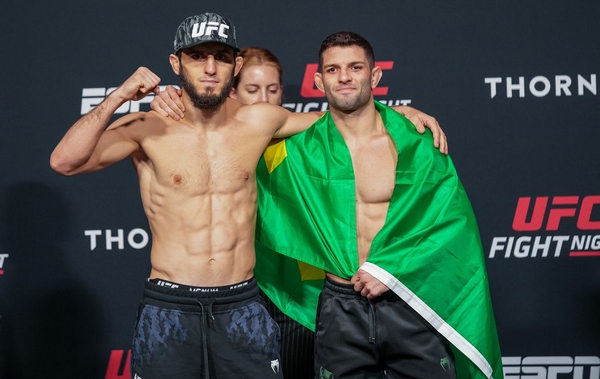 Islam Makhachev Thiago Moises ufc fight night