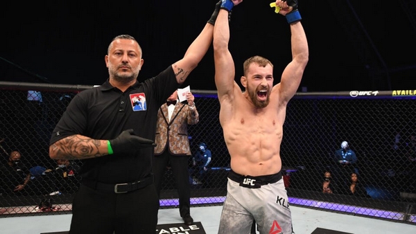 Ludovit Klein vyhra ufc