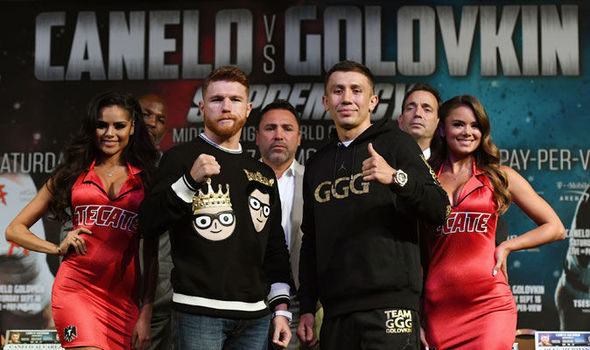 Canelo Alvarez Gennady Golovkin box