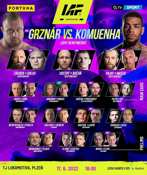 i am fighter 5 fight card