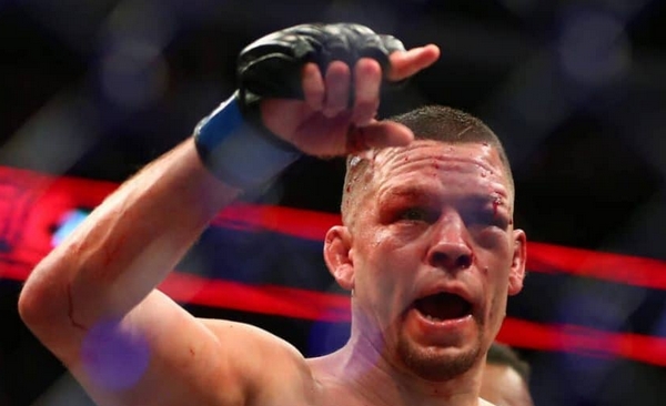 nate diaz slovni utok