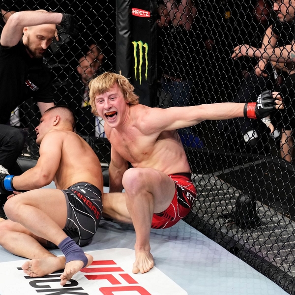 Paddy Pimblett pri souboji v UFC