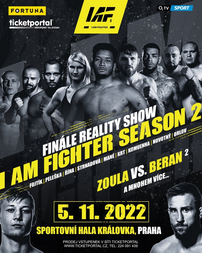 Turnaj i am fighter 6 v Praze je tady