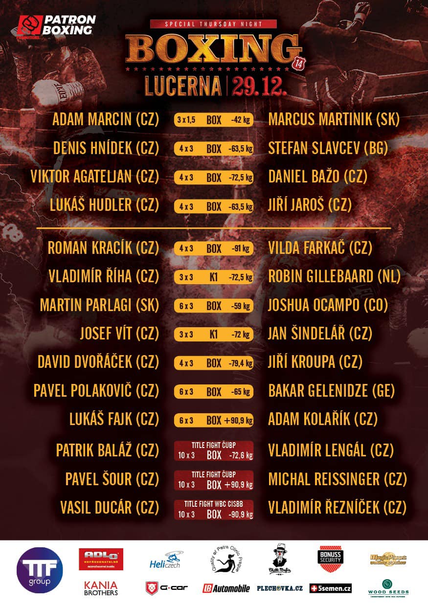 Lucerna box 2022 fight card a video