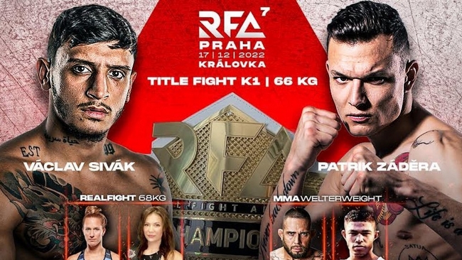 Vasek Sivak a Patrik Zadera v boji o titul Real Fight Arena