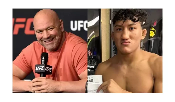 Jsem velmi, velmi ohromen! žasl Dana White nad výkonem 17letého bojovníka