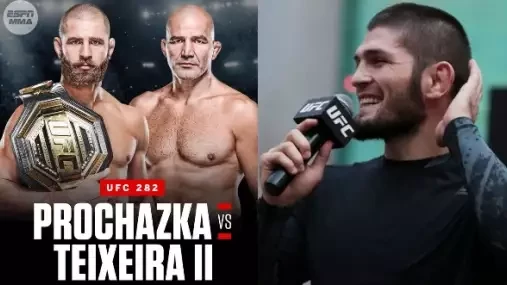 Khabib předvídá, kdo vyhraje odvetu Jiří Procházka vs. Glover Teixeira