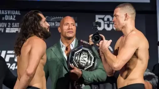 Odveta s Diazem? Já chtěl, ale on se zes*al. Vždyť jsem ho už poprvé málem zabil, připomněl Masvidal