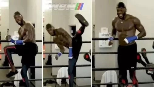 Nevylučuji přesun do UFC, řekl Wilder a ukázal svou kopací techniku