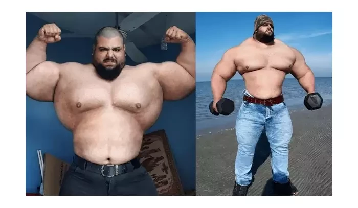 To je síla! Íránský Hulk pod náporem tlaku maže své upravené fotky