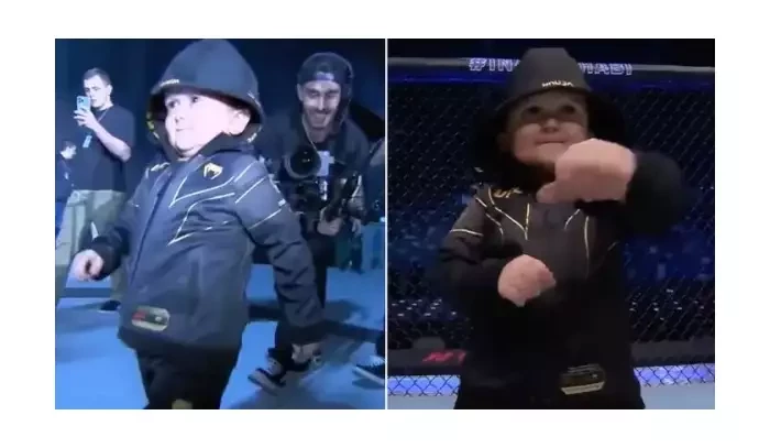 Hasbulla zavítal do oktagonu UFC a ukázal své hrozivé bojové dovednosti