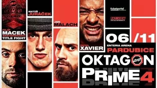 Oktagon poprvé hostí Pardubice! Prime 4 přináší zajímavou fight card