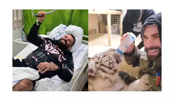 Vánoční zázrak! Karlos Vémola se rychle uzdravil a už dovádí doma se lvy | VIDEO