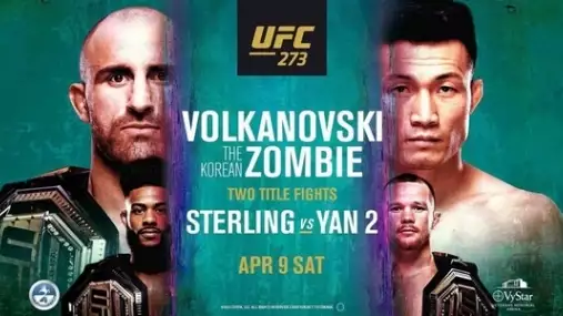 UFC 273: Volkanovski vs. Korean Zombie, preview