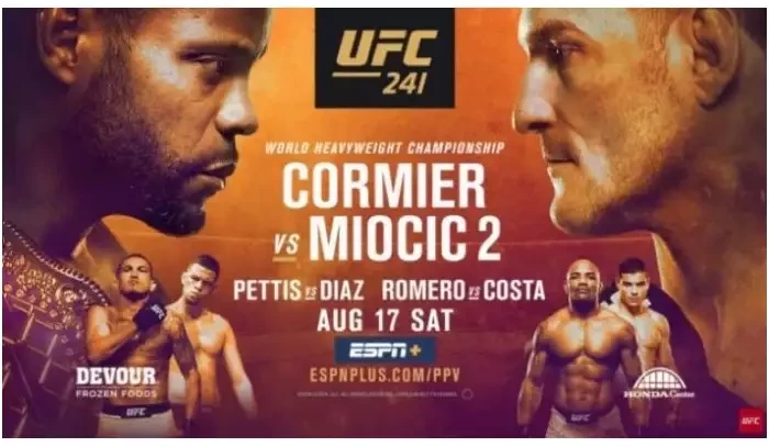 UFC 241: Cormier vs. Miočić 2, informace a výsledky