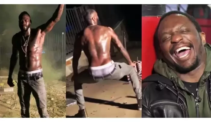 Video: Deontay Wilder vyšpulil zadek a vesele si zatwerkoval. Dillian Whyte se mu vysmál