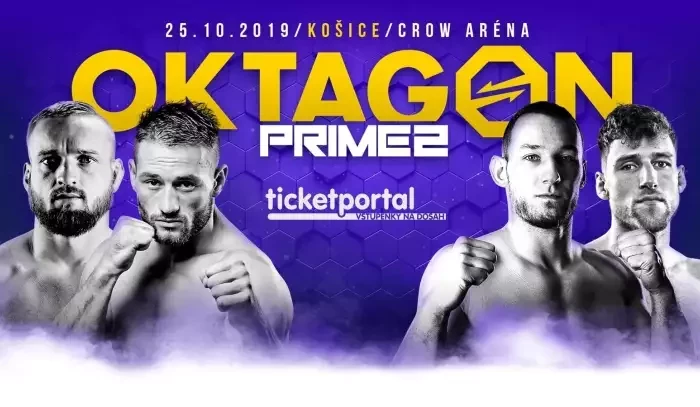 Oktagon Prime 2 Košice: Fight card, výsledky, informace a live stream