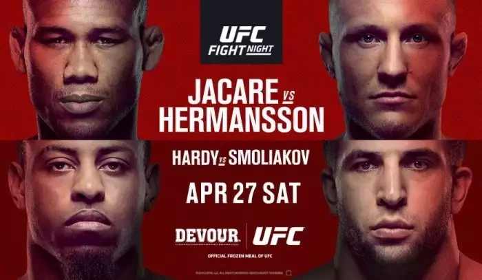 UFC Fight Night 150, Jacaré Souza vs. Jack Hermansson: Informace, výsledky, highlighty