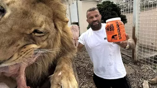 VIDEO: Už pusťte Karla, lev nechce žrát