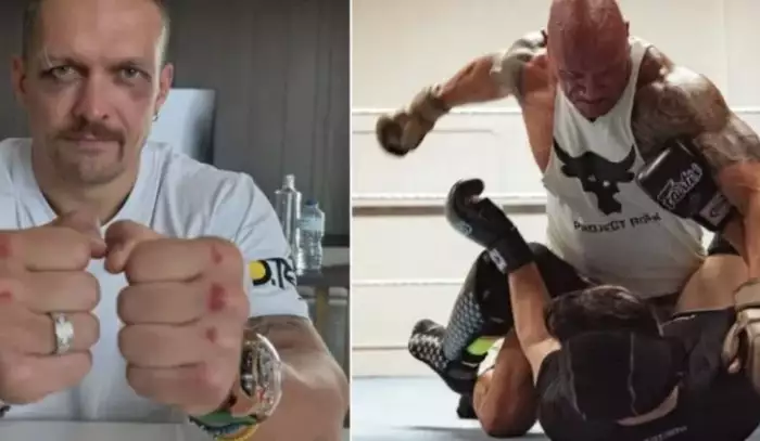 „Pojedu do nemocnice.“ The Rock o děsivém momentu, kdy musel spárovat s Usykem