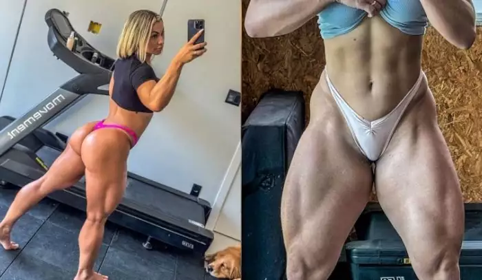 Nohy, výstřih, úsměv. Fitness trenérka v odvážných šatech rozžhavila ulici i internet