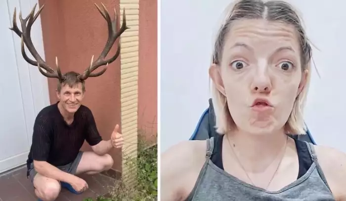 Výstavní dvanácterák na Imazolu: Adéla nasadila Láďovi parohy a za jeho zády dělá casting na chlapy s grilem