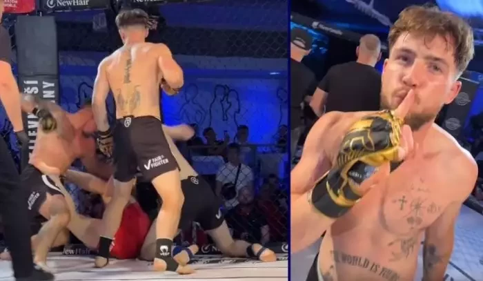 VIDEO: Tak tohle byla brutalita. V RedFace zápase 3 proti 2 vyhrála početní výhoda. Sudí selhal