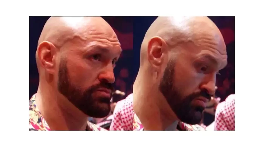 Výraz, který mluví za vše! Takto se Tyson Fury tvářil na dominantní výhru krajana Joshuy, pak utrousil pár slov
