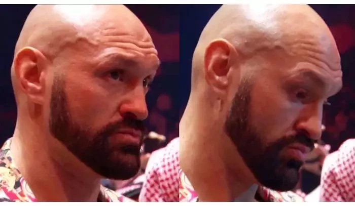 Výraz, který mluví za vše! Takto se Tyson Fury tvářil na dominantní výhru krajana Joshuy, pak utrousil pár slov