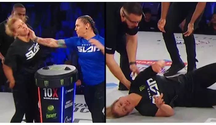 VIDEO: Ve fackované padlo jedno z nejtvrdších KO. Bývalá královna usnula hlubokým spánkem