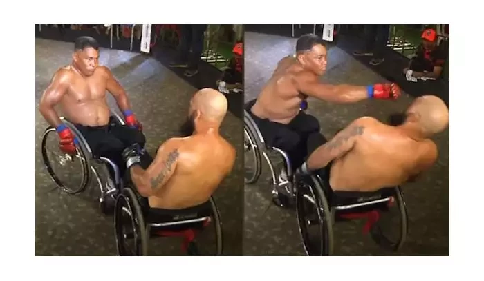 VIDEO: Brazílie pořádá zápasy bojovníků na invalidním vozíku. Malé rukavice pro tvrdší rány a KO zaručena! 