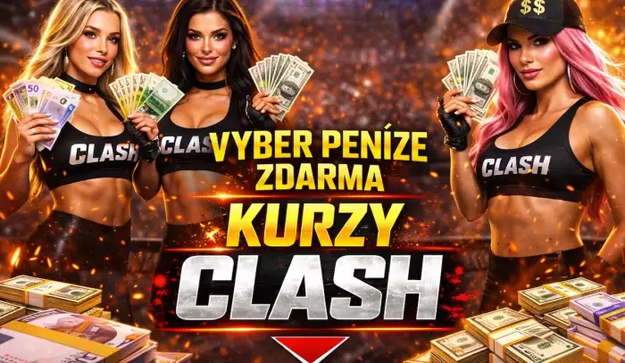 Kurzy na Clash 15 + 700 kč zdarma pro všechny